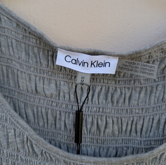 CALVIN KLEIN Sportswear Cotton Modal Jersey Breathable Maxi Dress NWT - Picture 6 of 8